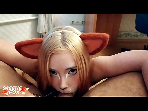 ❤️ Kitsune ağzına sik və cum udmaq ️  Seks az.pornolemon.ru ️❤